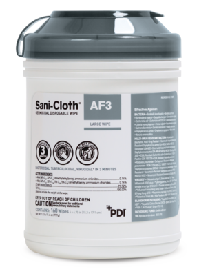 Sani-Cloth AF3 Wipes Large 160/Cn