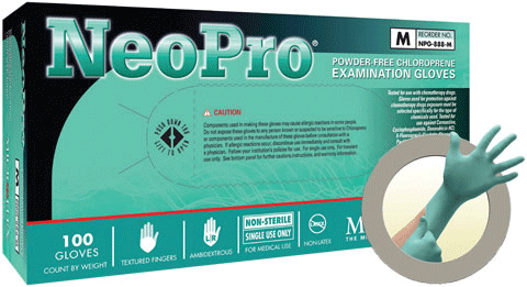 NeoPro Green Powder-Free 100/Bx