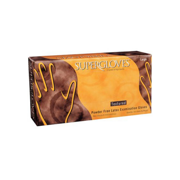 SuperGlove PF Latex Glove 100/Bx