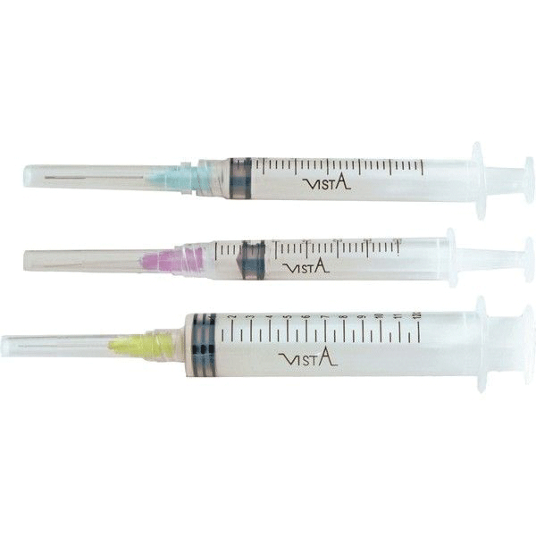 Appli-Vac Luer Lock Syringe w/Needles 3cc 100/Bx