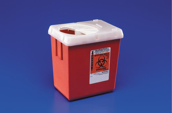 Sharps Container Red 1 Quart Phlebotomy