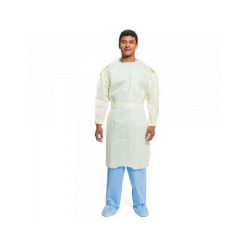 Isolation Gown AAMI2 Yellow 10/cs