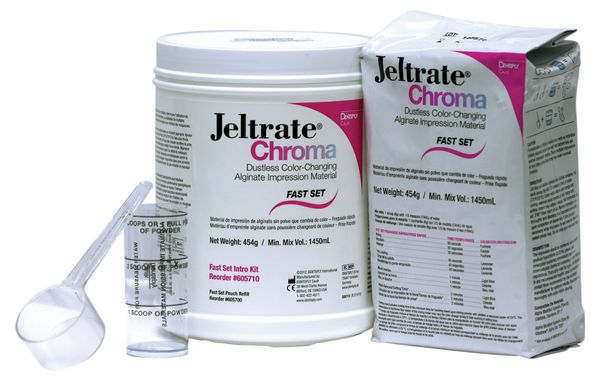 Jeltrate Chroma Dustless Alginate Intro Kit FS 9x1lb