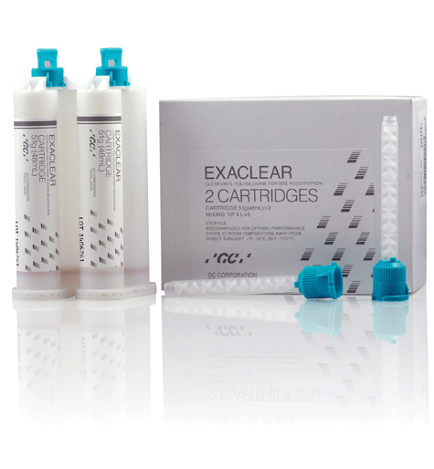 Exaclear Cartridge Refill 2 x 48ml, Mixing Tips