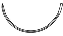 Suture Silk Black Braided C26 3/0 18 12/Bx