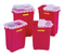 Sharps Collector Red 1.5 Quart Tray Size