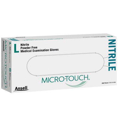 Micro Touch Nitrile Powder-Free 200/Bx