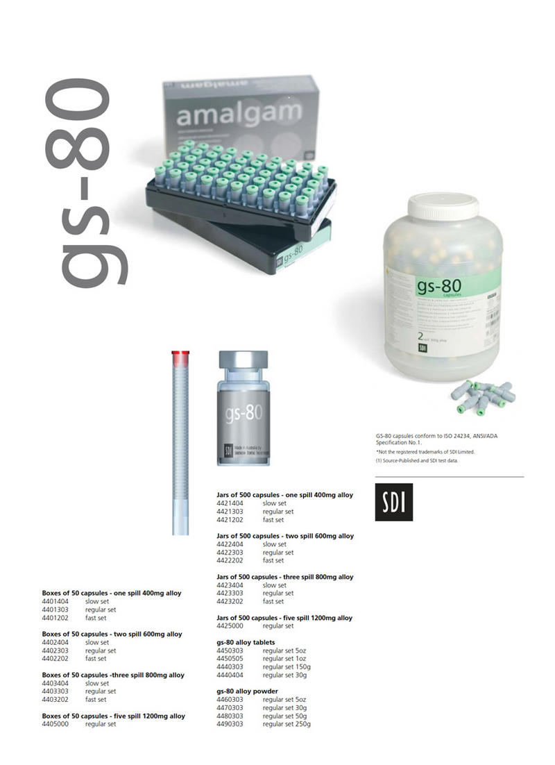 GS-80 2 Spill 50/Box