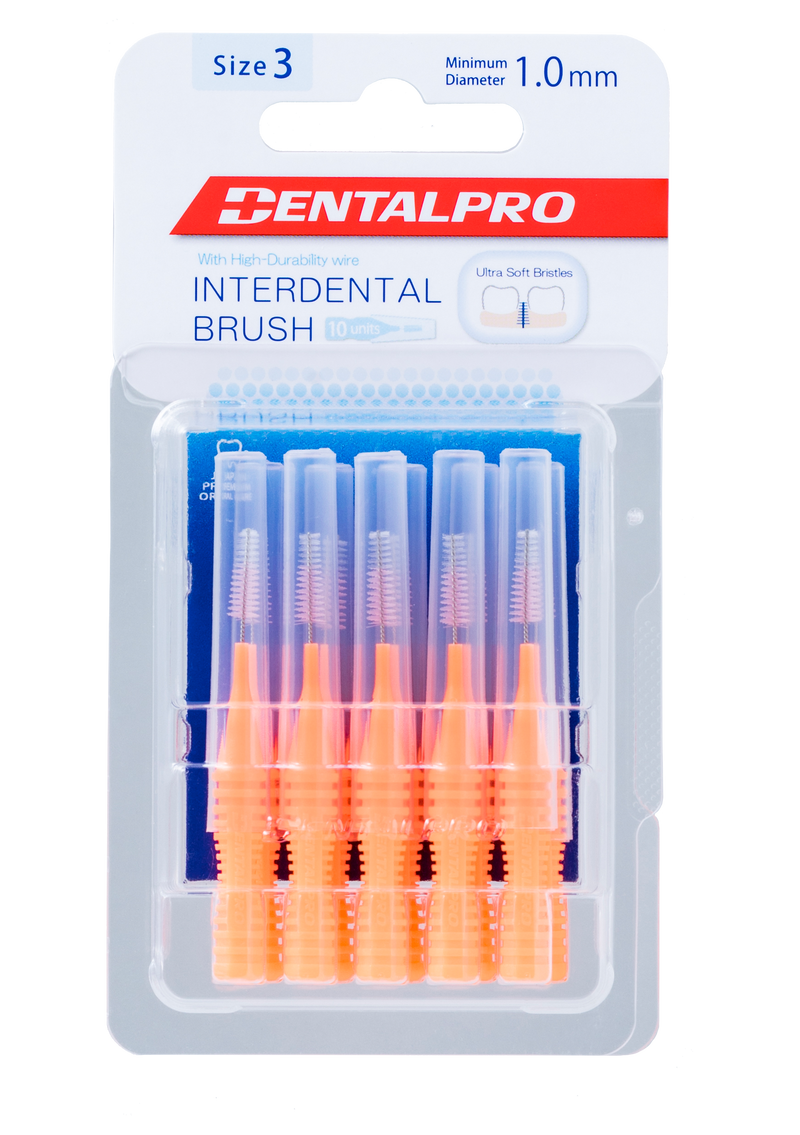 Interdental Brush I-Shaped 10/Pk