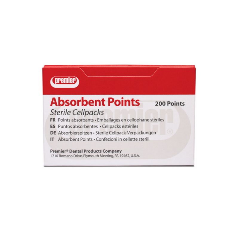 Absorbent Points Sterile 200/Pk