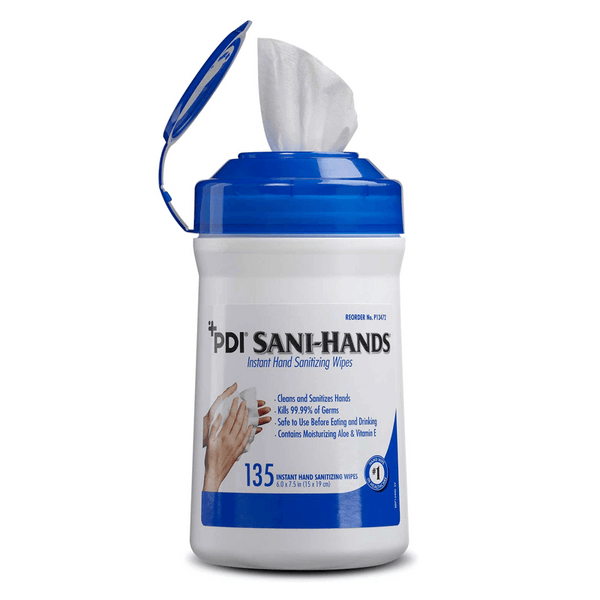 Sani-Hands Instant Hand Wipes 6" x 7.5" 135/Pk