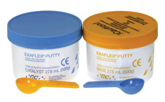 Exaflex Putty Clinic Package 5 x 278ml Base/5x278ml Catalyst